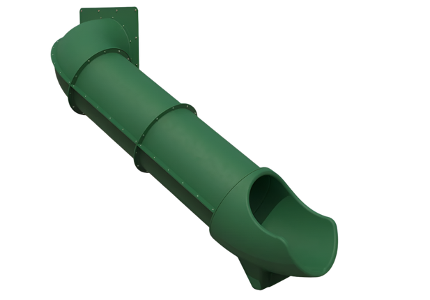 Backyard Adventures | 90 Degree Tube Slide with Adapter Wall