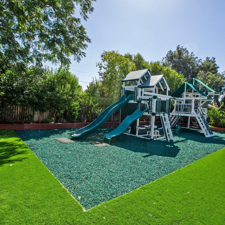 RubberMulch | Playsafer Rubber Mulch | Green