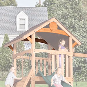 Backyard Adventures | Summit Outlook Wood Roof with Gable Kit