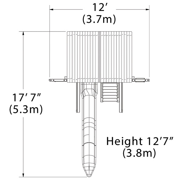 Backyard Adventures | Olympian Treehouse XL Space Saver 1