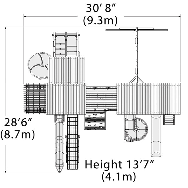 Backyard Adventures | Treehouse Combo Playset