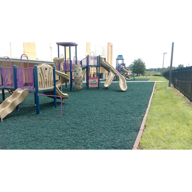 RubberMulch | Playsafer Rubber Mulch | Green