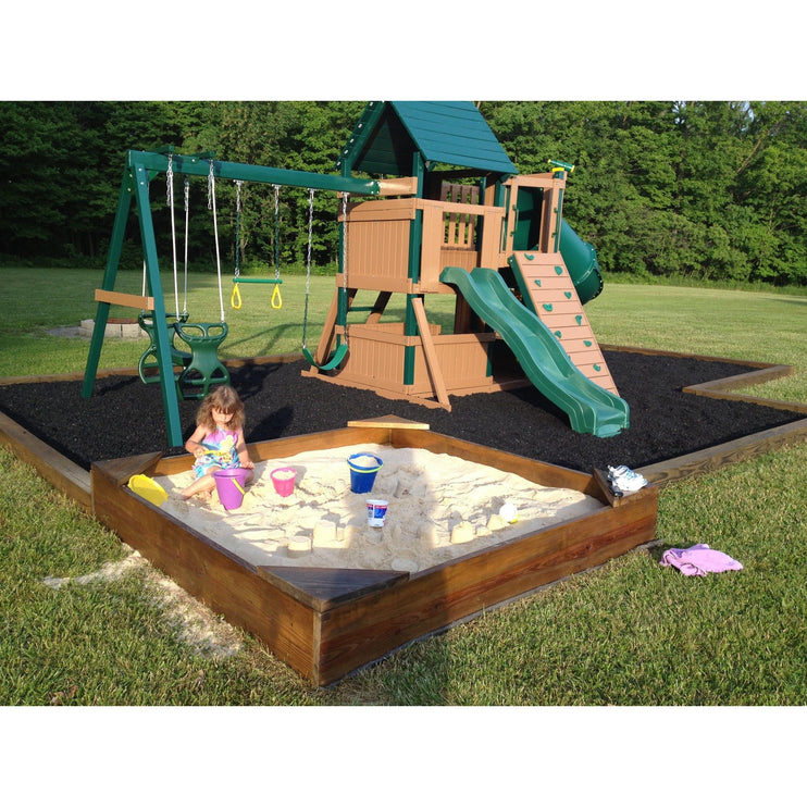 RubberMulch | Playsafer Rubber Mulch | Painted Black