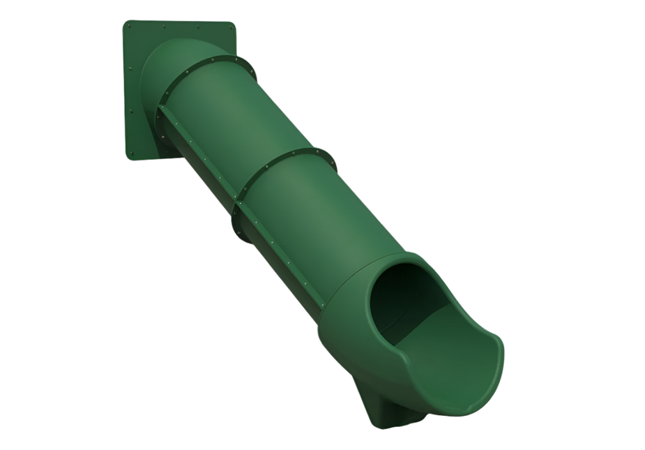 Backyard Adventures | Straight Tube Slide with Adapter Wall