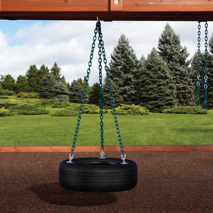 Backyard Adventures | Tire Swivel Swing with Hardware