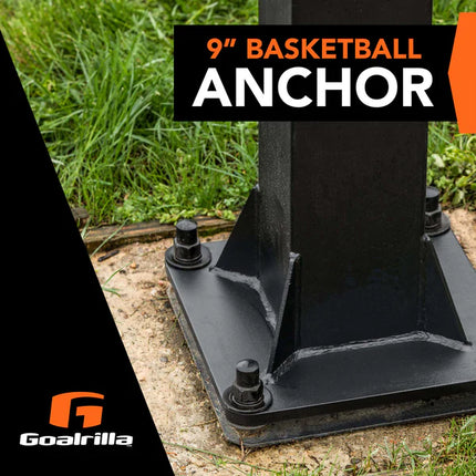 Goalrilla | 9" Basketball Hoop Anchor Kit for Concrete