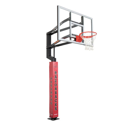 Goalsetter | Collegiate Basketball Pole Pad | Arkansas Razorbacks
