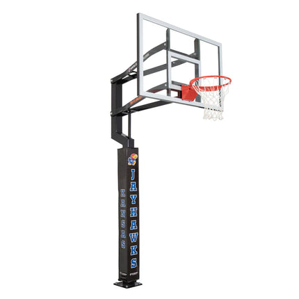 Goalsetter | Collegiate Basketball Pole Pad | Kansas Jayhawks