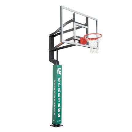 Goalsetter | Collegiate Basketball Pole Pad | Michigan State Spartans