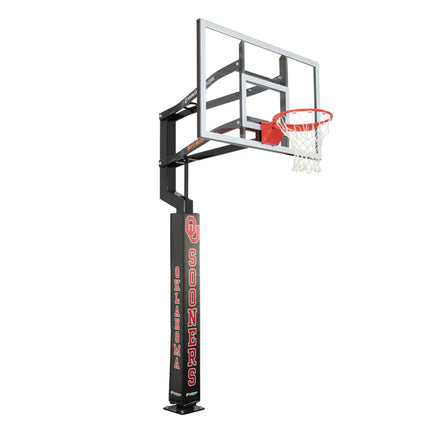 Goalsetter | Collegiate Basketball Pole Pad | Oklahoma Sooners