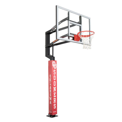 Goalsetter | Collegiate Basketball Pole Pad | Oklahoma Sooners