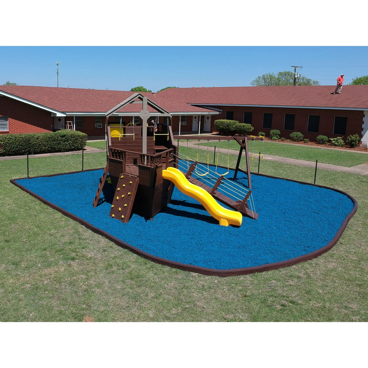 RubberMulch | Playsafer Rubber Mulch | Blue