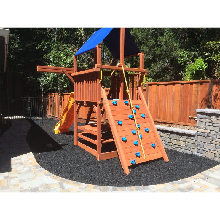 RubberMulch | Playsafer Rubber Mulch | Painted Black